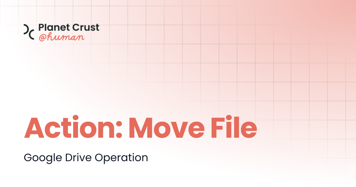 Action: Move File | @Human Documentation