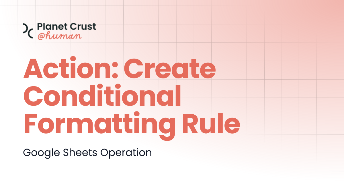 Action: Create Conditional Formatting Rule | @Human Documentation